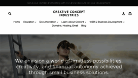 What Creativeconceptindustries.com website looked like in 2017 (6 years ago)