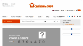 What Cucinaincasa.com website looked like in 2017 (6 years ago)