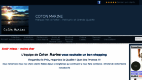 What Cotonmarine.com website looked like in 2017 (6 years ago)