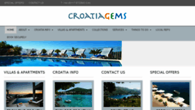 What Croatiagems.com website looked like in 2017 (6 years ago)