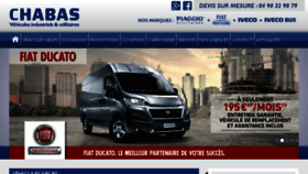 What Chabas-vehicules.fr website looked like in 2017 (6 years ago)