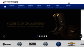 What Claycooley.com website looked like in 2017 (6 years ago)