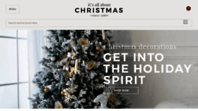 What Christmas-decorations.com website looked like in 2017 (6 years ago)