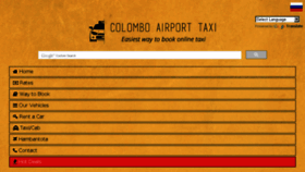 What Colomboairporttaxi.info website looked like in 2017 (6 years ago)