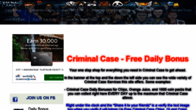 What Criminalcasetools.com website looked like in 2017 (6 years ago)