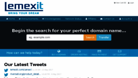 What Client.lemexit.com website looked like in 2017 (6 years ago)