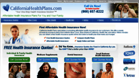 What Californiahealthplans.com website looked like in 2017 (6 years ago)