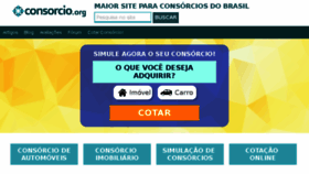 What Consorcio.org website looked like in 2017 (6 years ago)