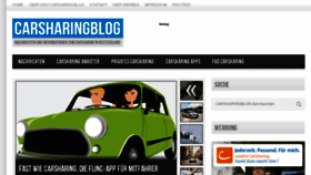 What Carsharing-blog.de website looked like in 2017 (6 years ago)