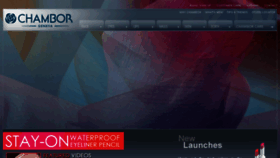 What Chambor.com website looked like in 2017 (8 years ago)