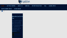 What Capitaldentistry.com website looked like in 2017 (6 years ago)