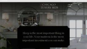 What Chicagoluxurybeds.com website looked like in 2017 (6 years ago)