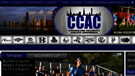 What Ccacsports.com website looked like in 2017 (6 years ago)