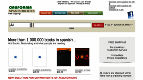 What Californiaspanishbooks.com website looked like in 2017 (6 years ago)