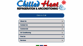 What Chilledheat.com.au website looked like in 2017 (7 years ago)