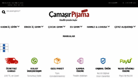 What Camasirpijama.com website looked like in 2017 (6 years ago)