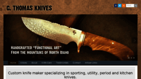 What Ctknives.com website looked like in 2017 (6 years ago)