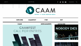 What Caamedia.org website looked like in 2017 (6 years ago)