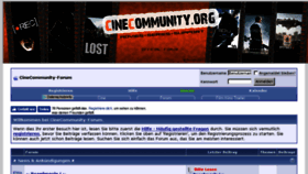 What Cinecommunity.org website looked like in 2017 (6 years ago)