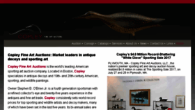 What Copleyart.com website looked like in 2017 (6 years ago)