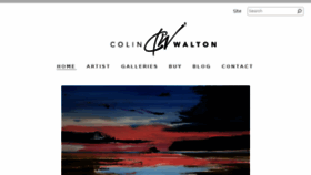 What Colinwaltonart.com website looked like in 2017 (6 years ago)