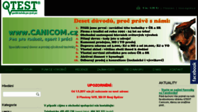 What Canicom.cz website looked like in 2017 (6 years ago)