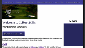 What Colberthills.com website looked like in 2017 (6 years ago)