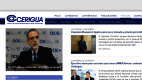 What Cerigua.org website looked like in 2017 (6 years ago)