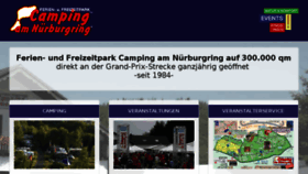 What Camping-am-nuerburgring.de website looked like in 2017 (6 years ago)