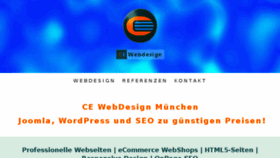 What Ce-webdesign.de website looked like in 2017 (6 years ago)