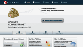 What Collmex.de website looked like in 2017 (6 years ago)