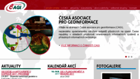 What Cagi.cz website looked like in 2017 (6 years ago)