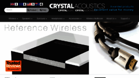 What Crystalaudio.com website looked like in 2017 (6 years ago)