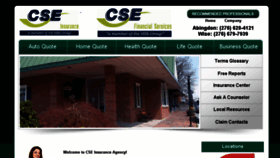 What Cseagency.com website looked like in 2017 (6 years ago)