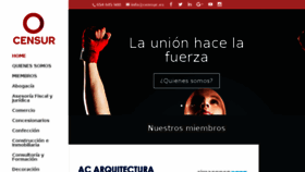 What Censur.es website looked like in 2017 (6 years ago)
