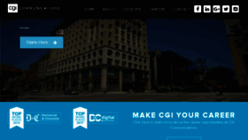What Cgicommunications.com website looked like in 2017 (6 years ago)