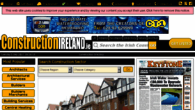 What Constructionireland.ie website looked like in 2017 (6 years ago)