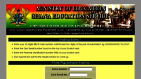 What Cssps.gov.gh website looked like in 2017 (6 years ago)