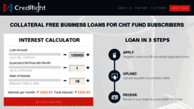 What Credright.com website looked like in 2017 (6 years ago)