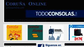 What Corunaonline.es website looked like in 2017 (6 years ago)