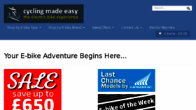 What Cyclingmadeeasy.co.uk website looked like in 2017 (6 years ago)