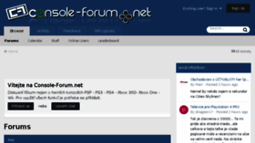 What Console-forum.net website looked like in 2017 (6 years ago)