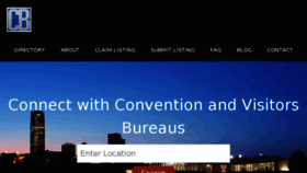 What Conventionbureaus.com website looked like in 2017 (6 years ago)