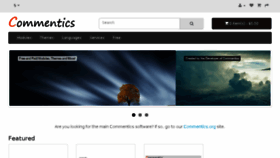 What Commentics.com website looked like in 2017 (6 years ago)