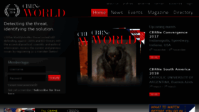 What Cbrneworld.com website looked like in 2017 (6 years ago)