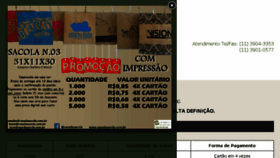 What Casadasacola.com.br website looked like in 2017 (6 years ago)