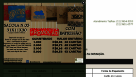 What Casadasacola.com.br website looked like in 2017 (7 years ago)