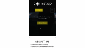 What Coinstop.com.au website looked like in 2017 (6 years ago)
