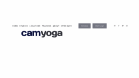 What Camyoga.co.uk website looked like in 2017 (6 years ago)