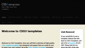 What Css3templates.co.uk website looked like in 2017 (6 years ago)